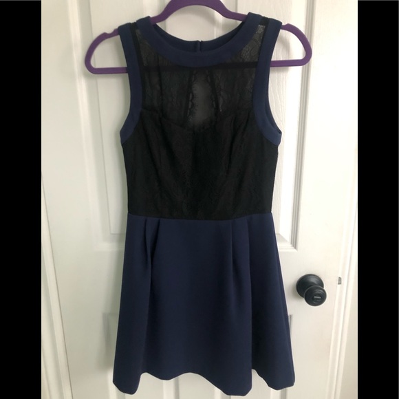 BCBGENERATION High Neck Open Back Lace Dress - Picture 2 of 9